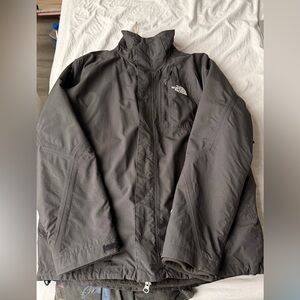The North Face Men's Black Winter Jacket 2 in 1 Jacket